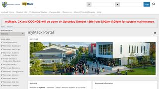 
                            2. Welcome | myMack Portal