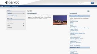 
                            5. Welcome | MyNCC