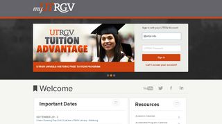 
                            2. Welcome - my.utrgv.edu | Welcome