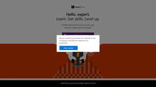 
                            3. Welcome Page-ExpertZone