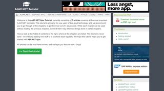 
                            11. Welcome - The complete AJAX.NET tutorial