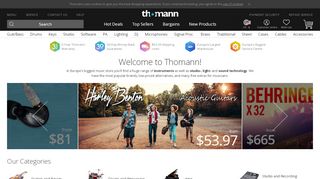 
                            4. Welcome - Thomann International