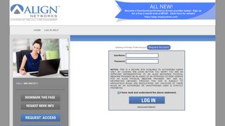 
                            3. Welcome to Align Networks Provider Portal