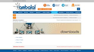 
                            1. Welcome to Ambalal Shares & Stocks Private Limited