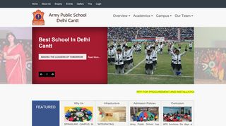 
                            5. Welcome to Army Public School, Delhi Cantt