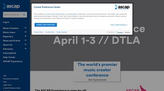 
                            1. Welcome to ASCAP - the world leader in …