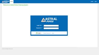 
                            2. Welcome to Astral Online Ordering System - Login