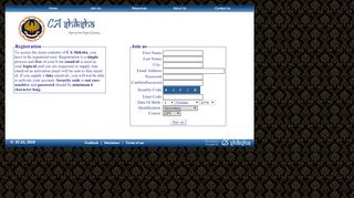 
                            4. Welcome to CA Shiksha, Online CA Coaching - Registration