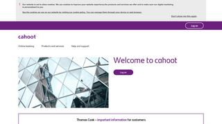 
                            1. Welcome to cahoot | Cahoot