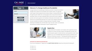 
                            7. Welcome To Change Healthcare ProviderNet