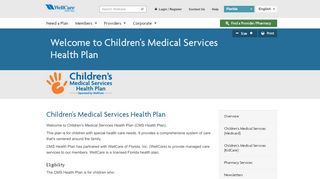 
                            7. Welcome to Children's Medical Services Health Plan | WellCare