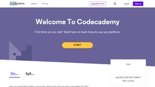 
                            4. Welcome To Codecademy | Codecademy