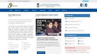 
                            6. Welcome to CSC E-Governance Services India Limited