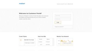 
                            5. Welcome to Customer Portal! - Radiant Portal