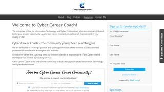 
                            5. Welcome to Cyber Career Coach!