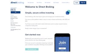 
                            9. Welcome to Direct Broking | Direct Broking