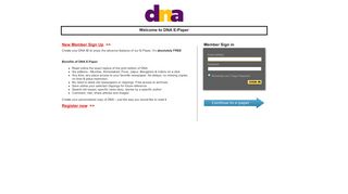 
                            1. Welcome to DNA E-Paper