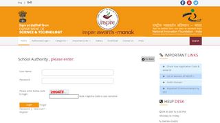 
                            5. Welcome to E-Management of INSPIRE Award Scheme