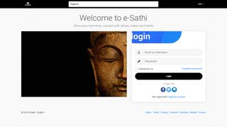 
                            2. Welcome to e-Sathi