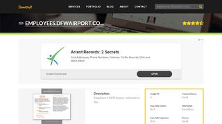 
                            5. Welcome to Employees.dfwairport.com - DFW Employee Portal