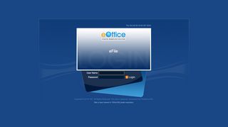 
                            2. Welcome to eOffice Solution - Login