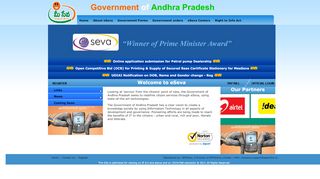 
                            7. Welcome to eSeva: Government of Andhra Pradesh