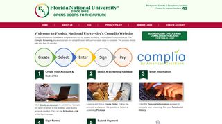 
                            5. Welcome to Florida National University's Complio Website