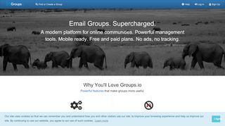 
                            9. Welcome to Groups.io!