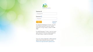 
                            2. Welcome to HR Services - Highmark Health