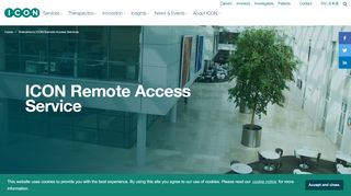 
                            4. Welcome to ICON Remote Access Services - ICON plc