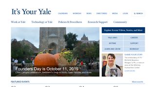 
                            4. Welcome to It's Your Yale