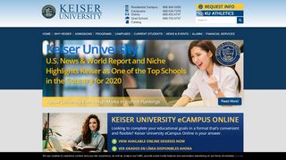 
                            3. Welcome to Keiser University | Universities in Florida