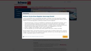 
                            4. Welcome to Kiwa Register