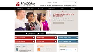 
                            4. Welcome to La Roche University