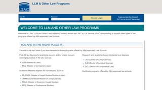 
                            5. Welcome to LLM & Other Law Programs | Law School Admission ...