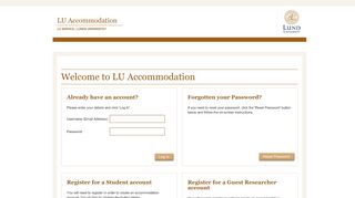
                            2. Welcome to LU Accommodation