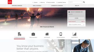 
                            4. Welcome to MB Financial Bank - MB Means Business