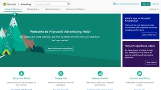 
                            7. Welcome to Microsoft Advertising Help