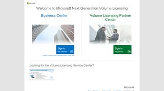 
                            5. Welcome to Microsoft Next Generation Volume Licensing