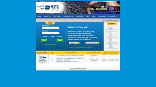 
                            8. Welcome to MSTC COAL Eauction - …