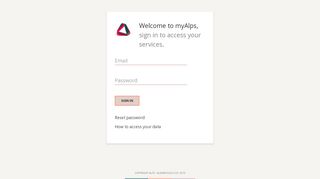 
                            7. Welcome to myAlps, - myAlps | Sign In