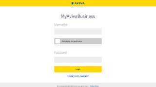 
                            4. Welcome to MyAvivaBusiness