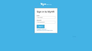 
                            8. Welcome to MyHR