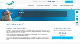 
                            3. Welcome to myRAMS - Access your RAMS Accounts Online, 24/7 ...