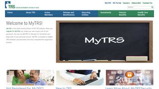 
                            5. Welcome to MyTRS!