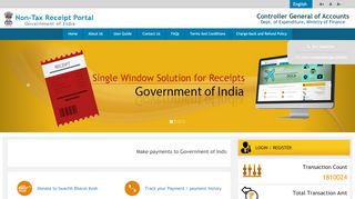 
                            2. Welcome to Non-Tax Receipt Portal