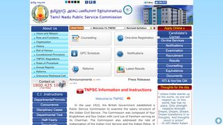 
                            6. Welcome to Official website of TamilNadu Public Service ...
