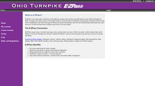 
                            9. Welcome to Ohio Turnpike E-ZPass Customer Service