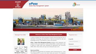 
                            5. Welcome to ONGC E-pass System