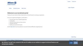 
                            6. Welcome to our recruitment portal - Allianz Global Investors
